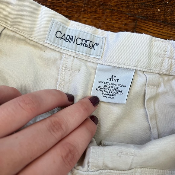 Cabin Creek High Waisted Cream Pants - Picture 4 of 5